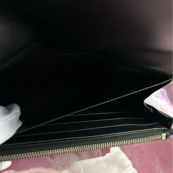 Balenciaga Silver Glitter Wallet/Clutch (NWOT; Silver/Gray) - Picture 8 of 12